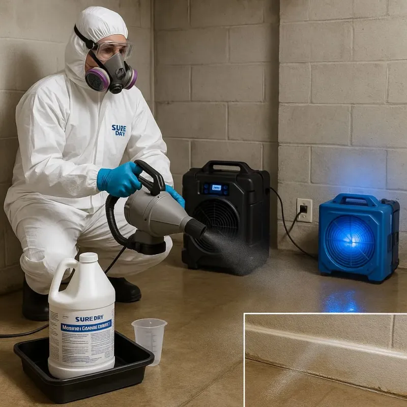 Sanitization and Odor Removal process in Shingle Springs, CA